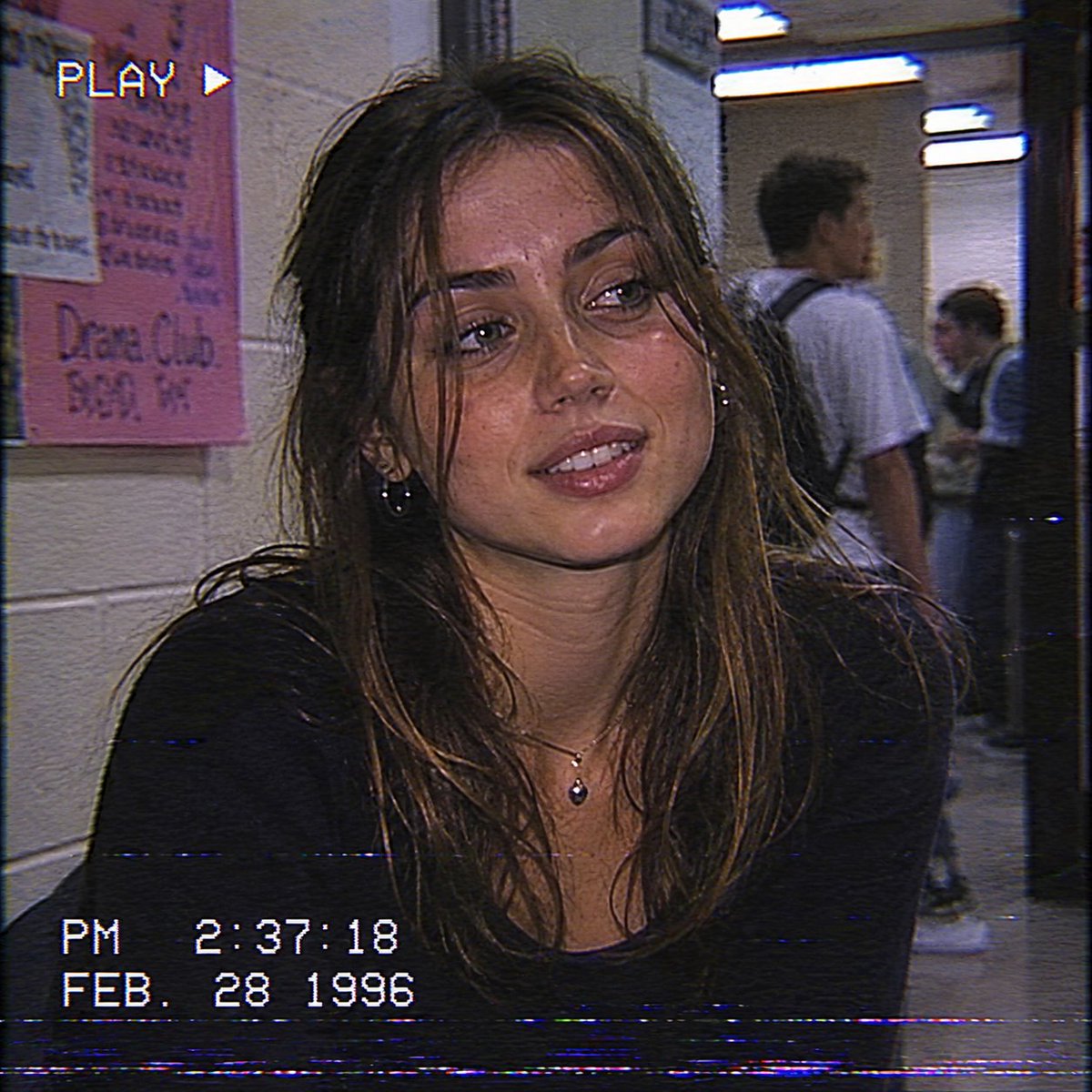 AI image generator prompt example: Image of [person] from a VHS camcorder recorded in a high sc output