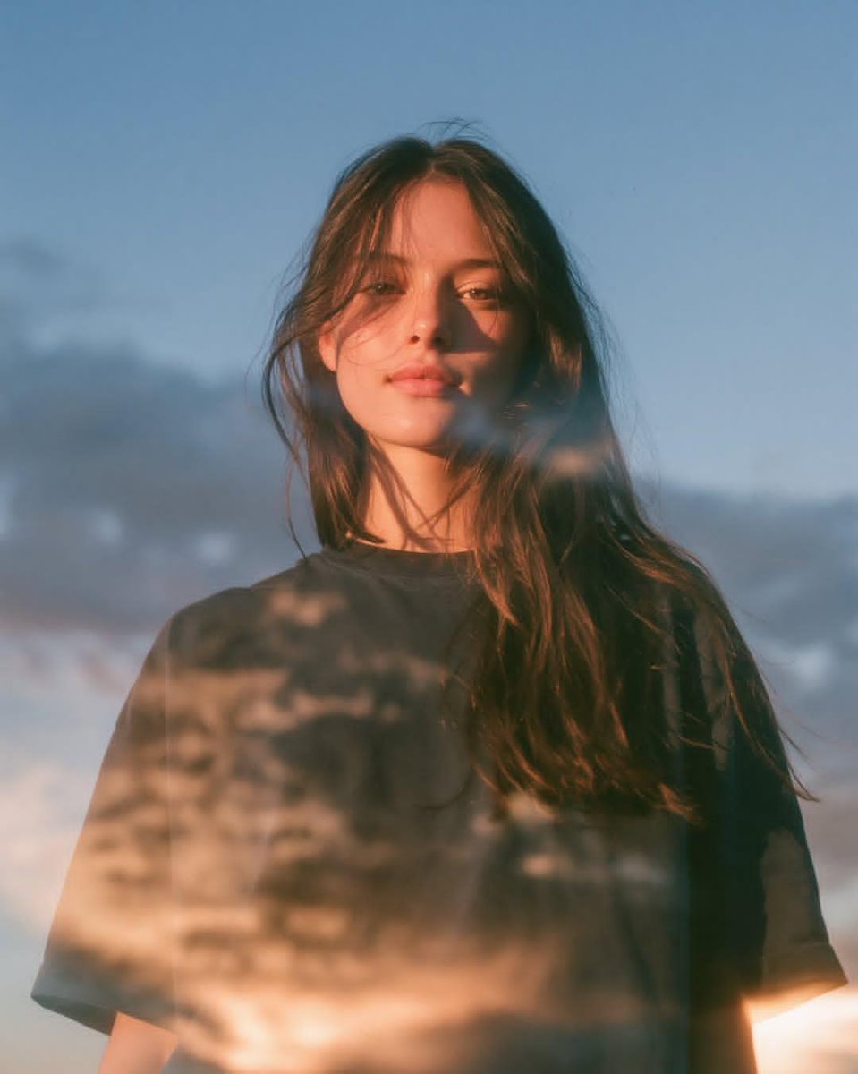 AI image generator prompt example: Ultra-cinematic dreamy analog portrait photography of a youn output